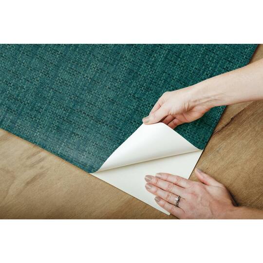 RoomMates Faux Grasscloth Weave Peel & Stick Wallpaper
